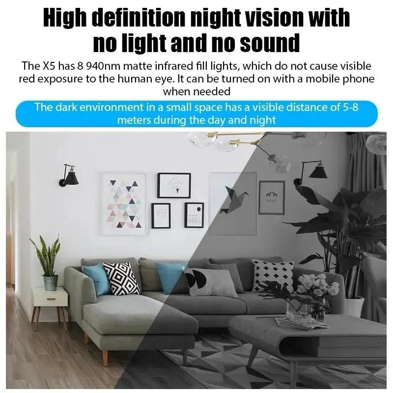 1080P HD Mini Wifi Camera Baby Monitor Indoor Security Surveillance Camera