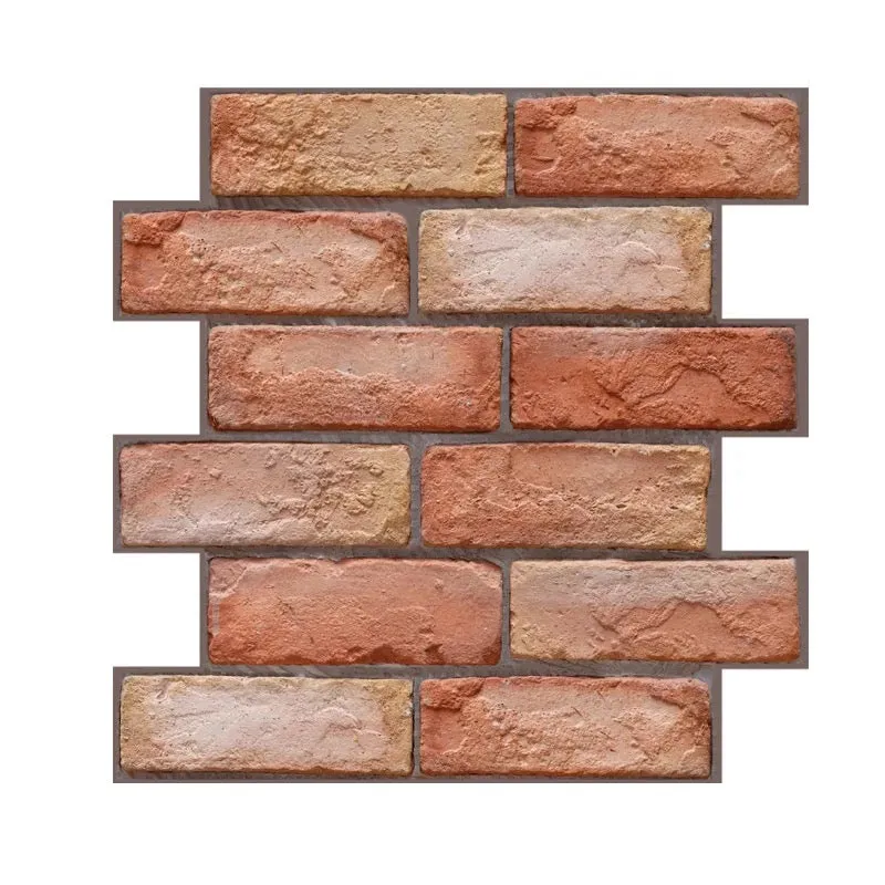 3D Stereo Wall Stickers Self-adhesive Wallpaper Brick Pattern