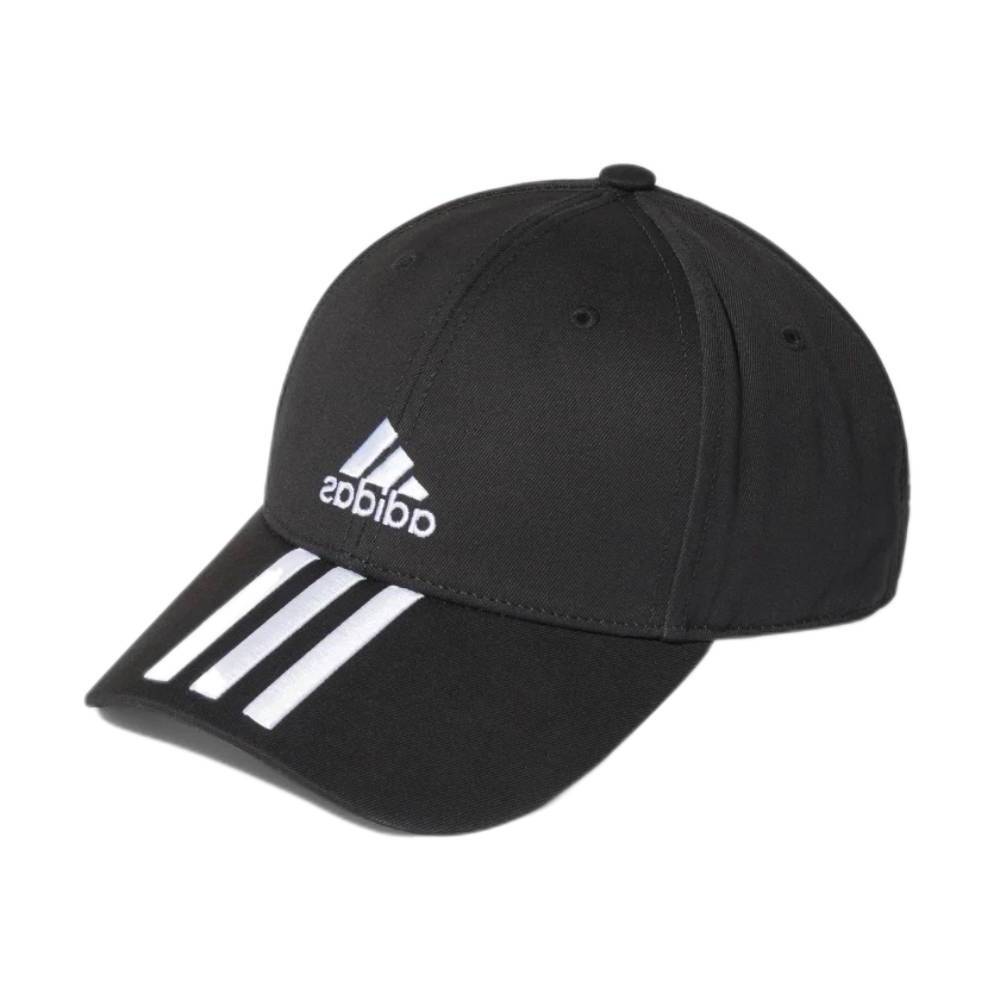 Adidas Baseball 3 Stripes Twill Cap (Black/White/White)