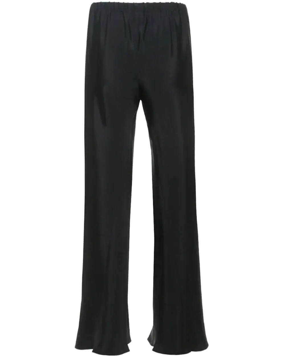 Black Silk Chute Pant