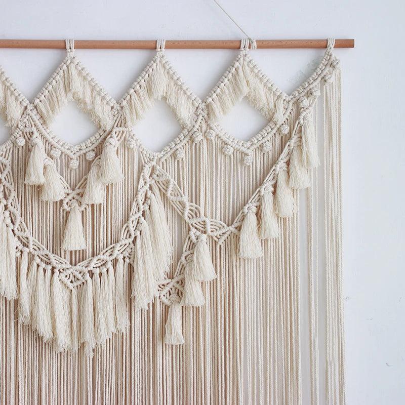 Bohemian Tapestry Chic Art  Woven Macrame