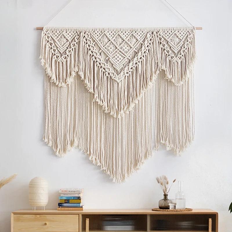 Bohemian Tapestry Chic Art  Woven Macrame