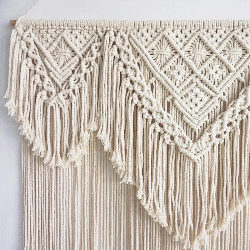 Bohemian Tapestry Chic Art  Woven Macrame