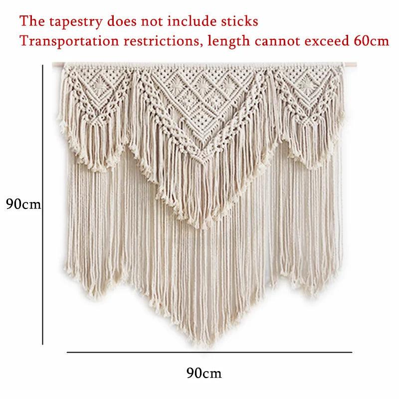 Bohemian Tapestry Chic Art  Woven Macrame