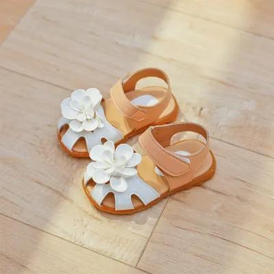 Children Sweet Flower Solid Color Toddler Shoe S4613601