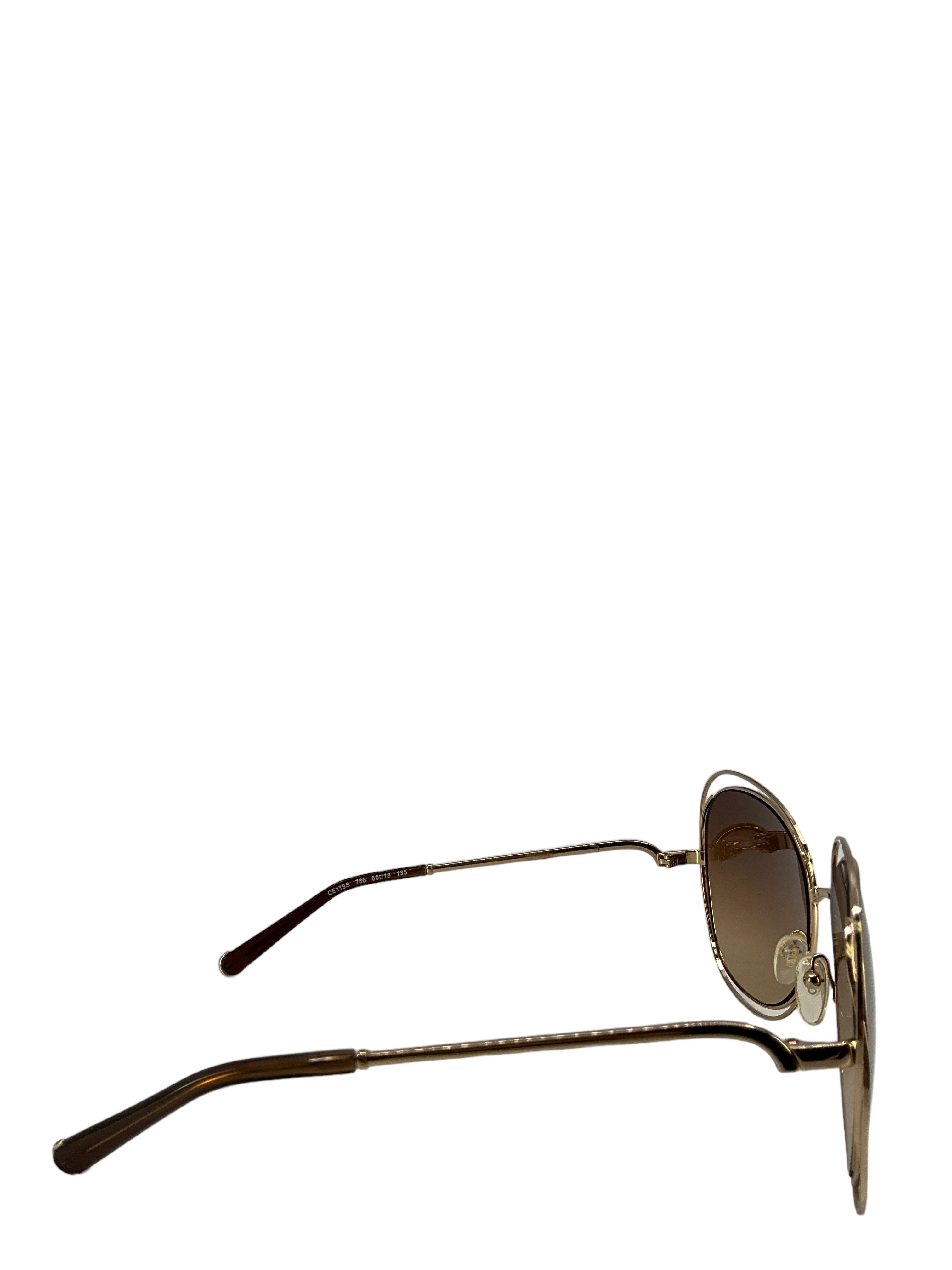 Chloe Carlina Butterfly-Frame Sunglasses