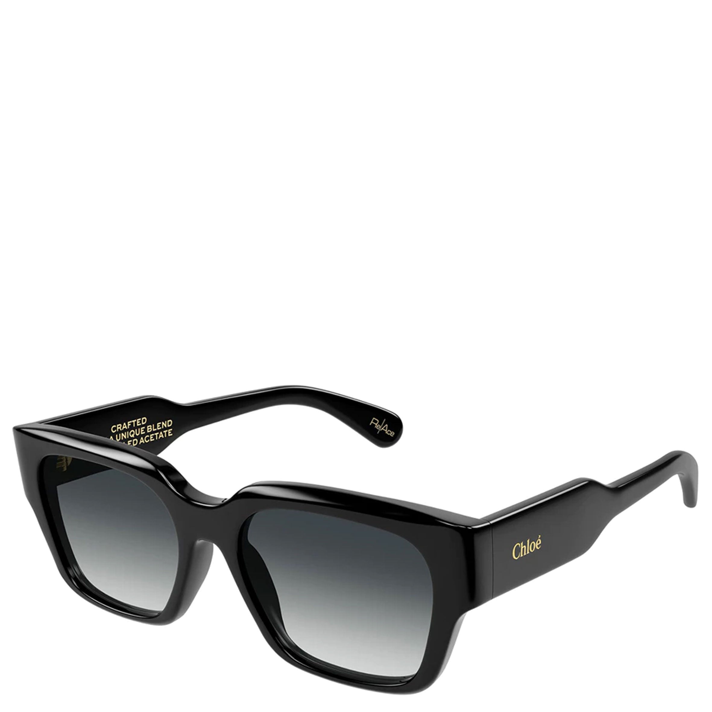 Chloe Sun CH0190S0 Logo Acetate, Black