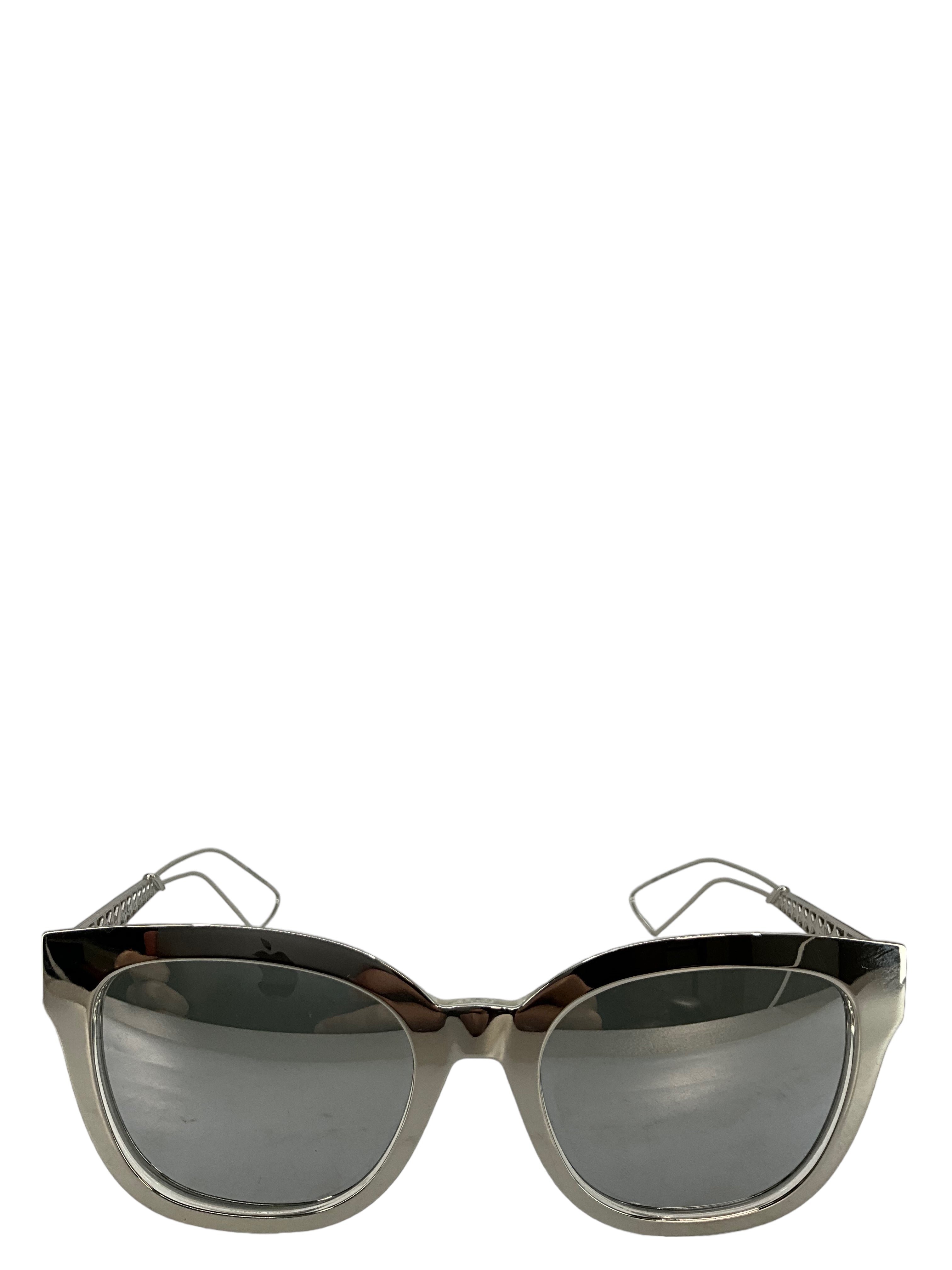 Christian Dior Diorama Silver Metal Sunglasses