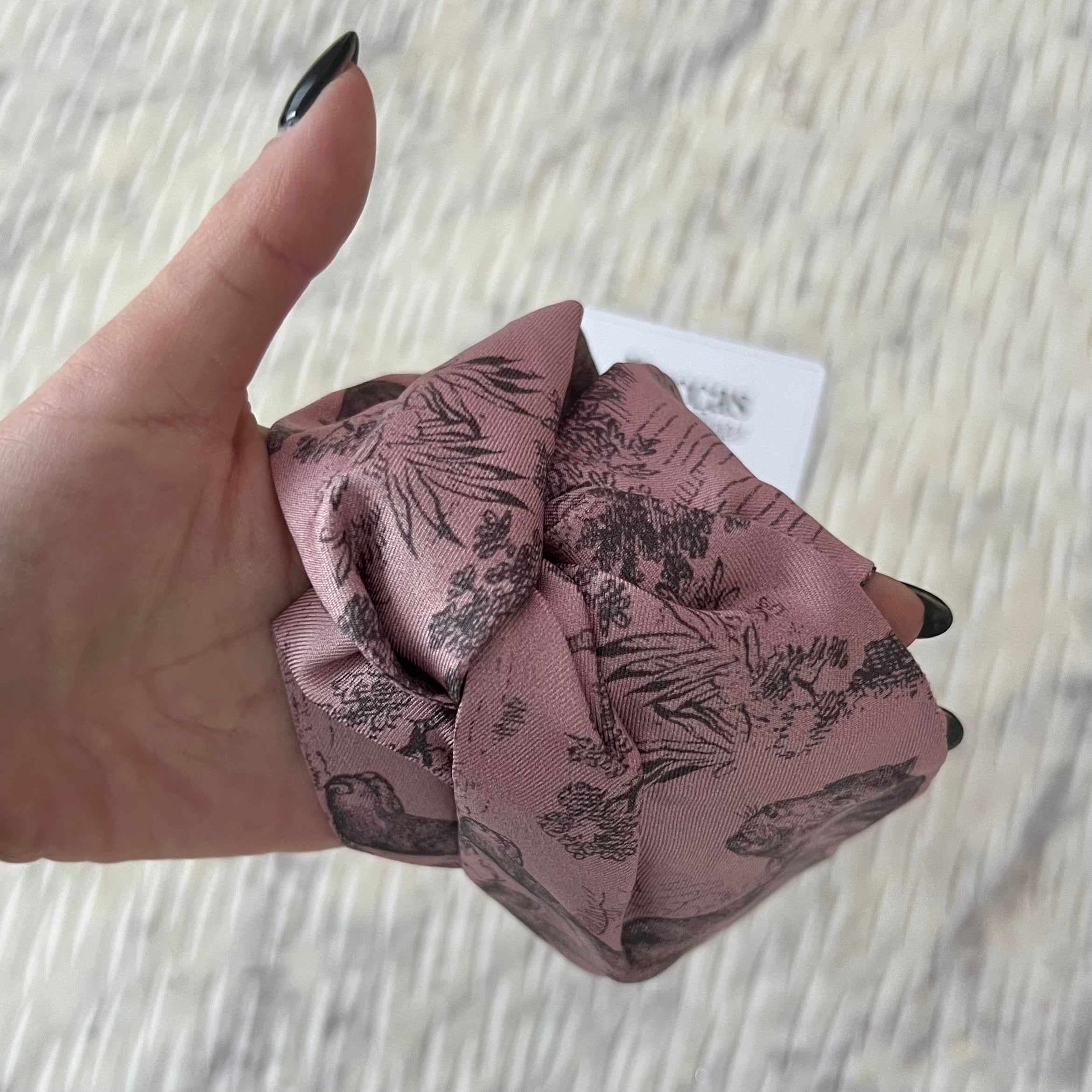 Christian Dior TOILE DE JOUY SAUVAGE DIOR SILK BAND