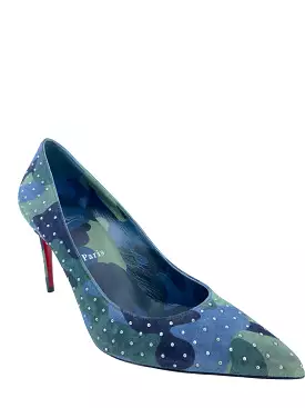 Christian Louboutin Kate Plume Camo Pumps size 7.5