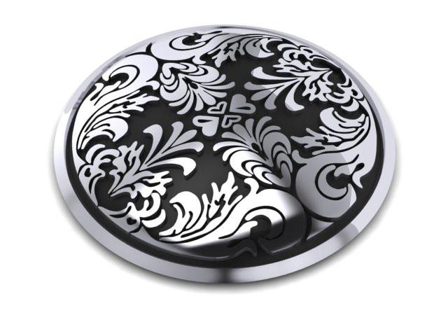 Damask Motorcycle Gas Cap