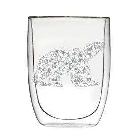 Dawn Oman Spring Bear Double-Wall Glass