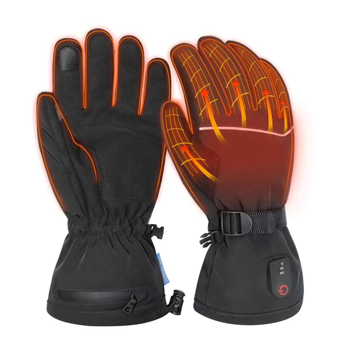 Dr.Warm Electric Heated Waterproof Thermal Gloves with Rechargeable Batteries