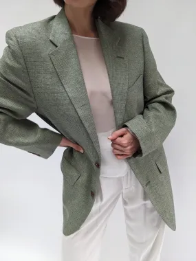 Favorite Vintage Woven Silk Blazer