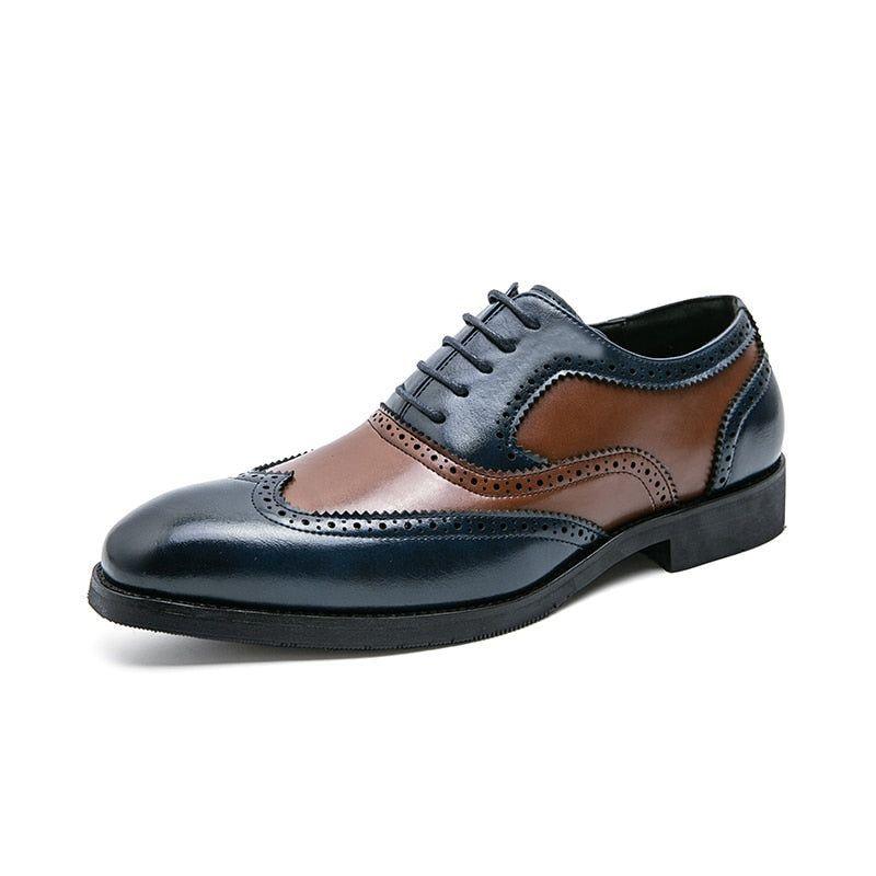 Formal Leather Derby Business Dress Men's Casual Shoes WX258