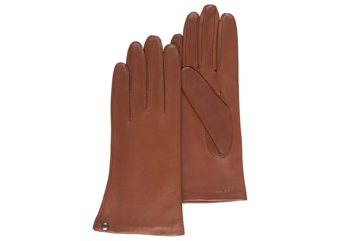 Gants Femme en cuir d'agneau doublure soie Isotoner 68285