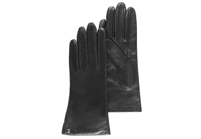 Gants Femme en cuir d'agneau doublure soie Isotoner 68285