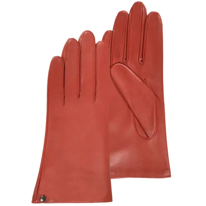 Gants Femme en cuir d'agneau doublure soie Isotoner 68285