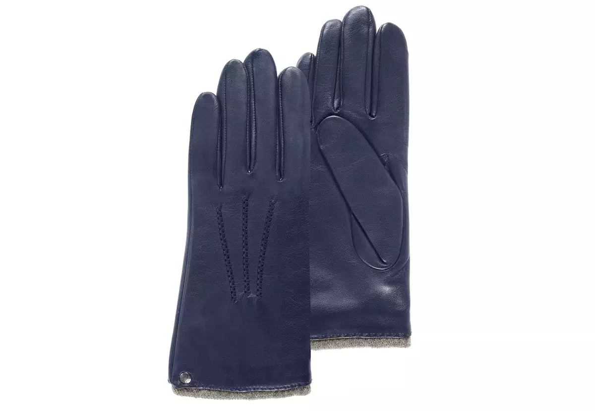 Gants Femme en cuir doublé cachemire 68602