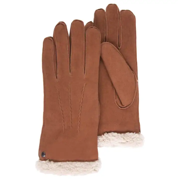 Gants femme en cuir velours Isotoner 68451