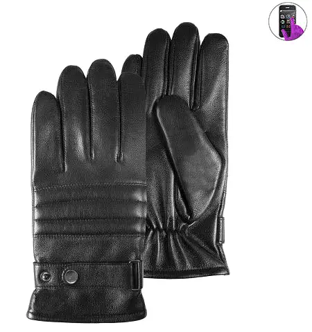 Gants Homme en cuir Isotoner 85266