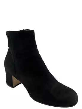 Gianvito Rossi Black Suede Booties Size 9