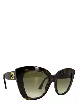 GUCCI GG0327S Tortoise Cat Eye Sunglasses