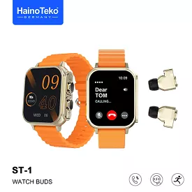 Haino Teko Watch Buds ST-1 with AMOLED Display (Watch + Earbuds)