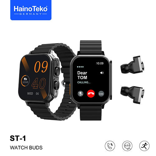 Haino Teko Watch Buds ST-1 with AMOLED Display (Watch + Earbuds)