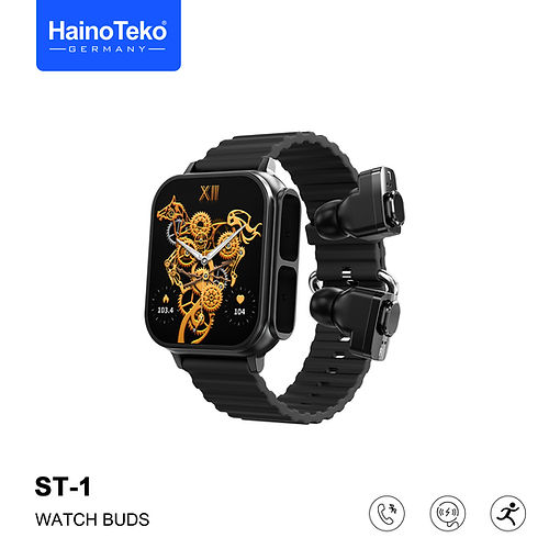 Haino Teko Watch Buds ST-1 with AMOLED Display (Watch + Earbuds)