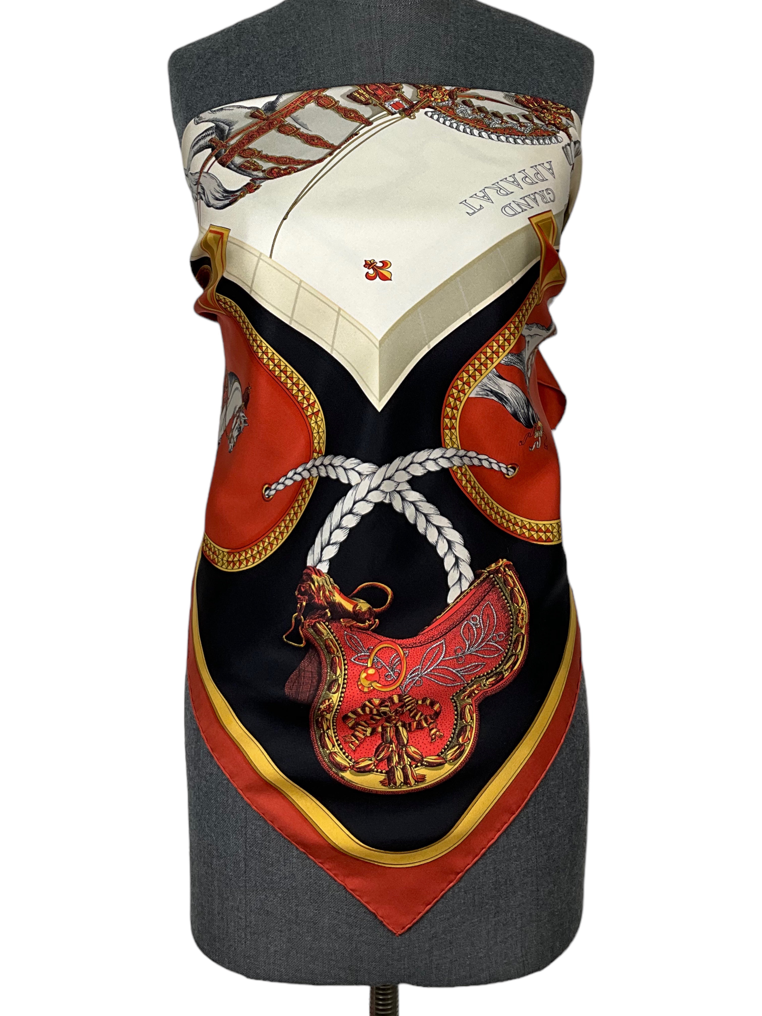 Hermes Grand Apparat Silk Scarf