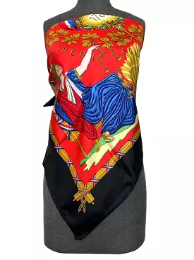 Hermes Republique Francaise Silk Scarf 90