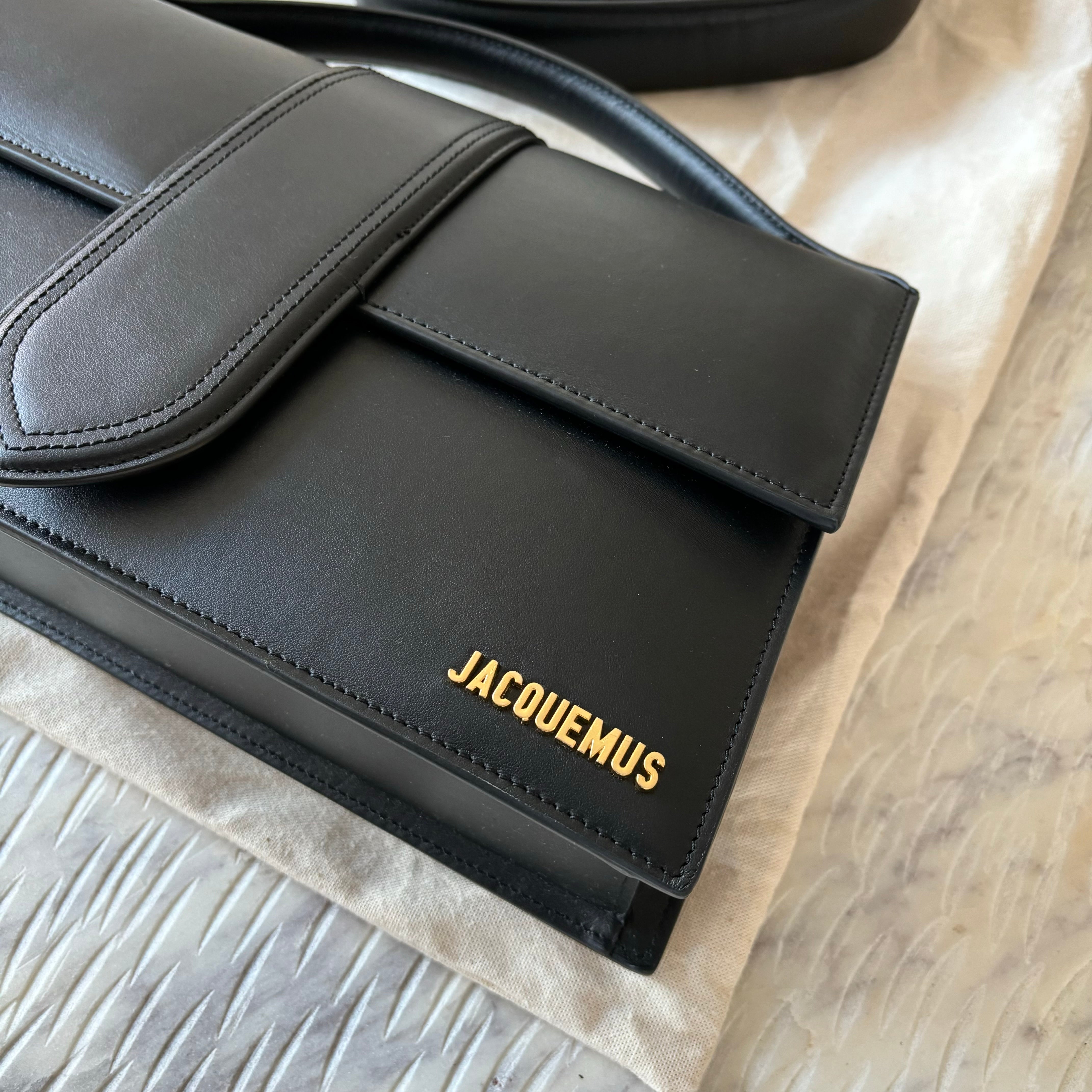 Jacquemus Black Leather Le Bambinou w/ Strap