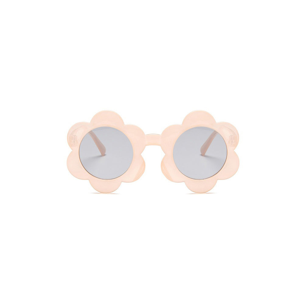 June Translucent Flower Sunglasses — Peach