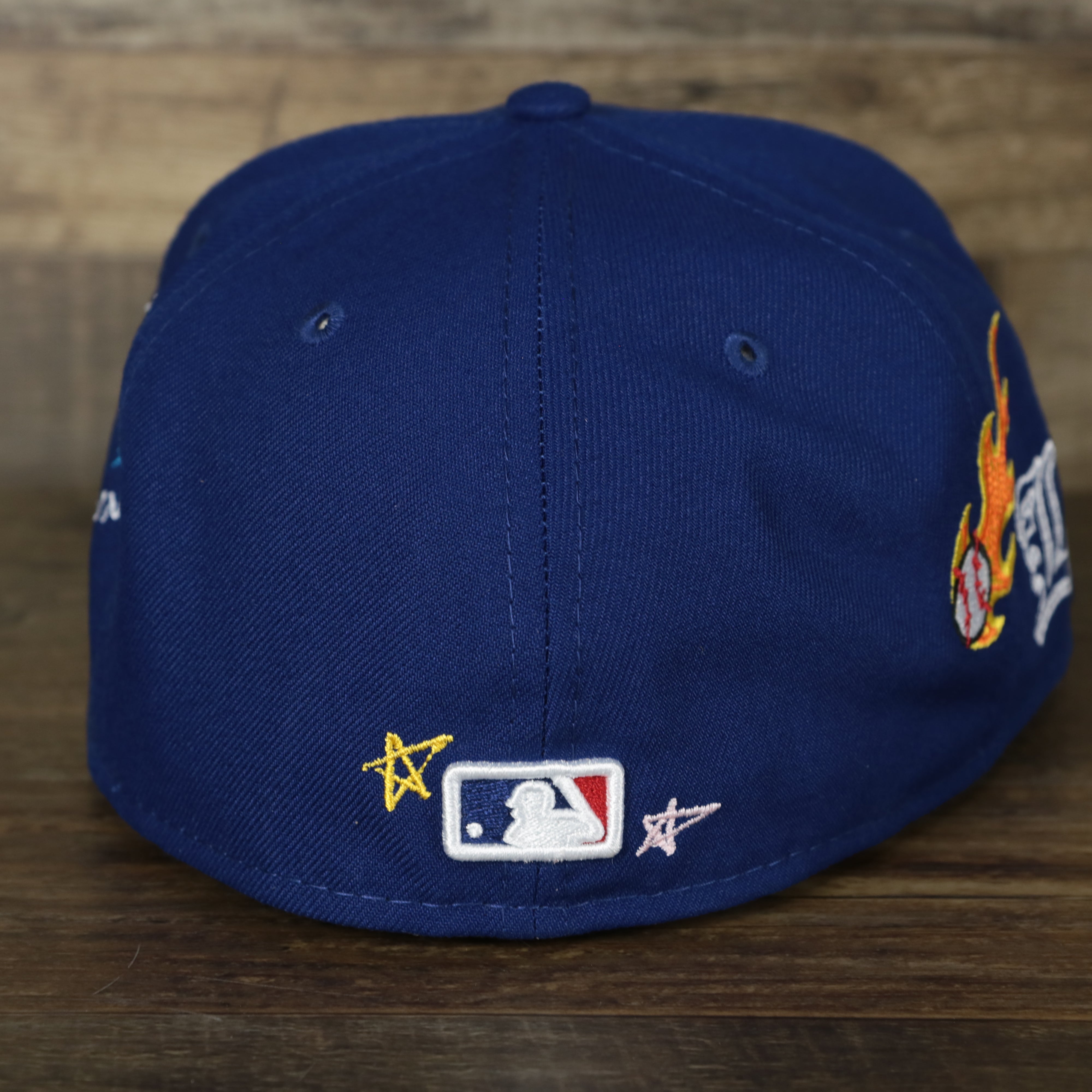 Los Angeles Dodgers “Scribble” Side Patch Gray Bottom 59Fifty Fitted Cap | Royal