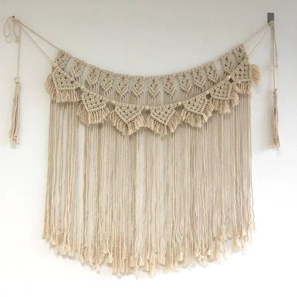 Macrame Tapestry Wall Hanging Bohemian Chic Woven Wall Tapestry