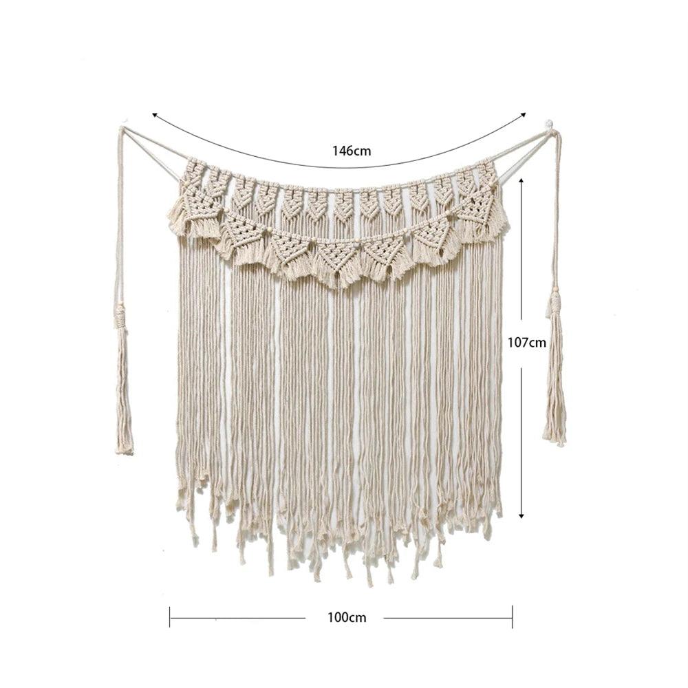 Macrame Tapestry Wall Hanging Bohemian Chic Woven Wall Tapestry