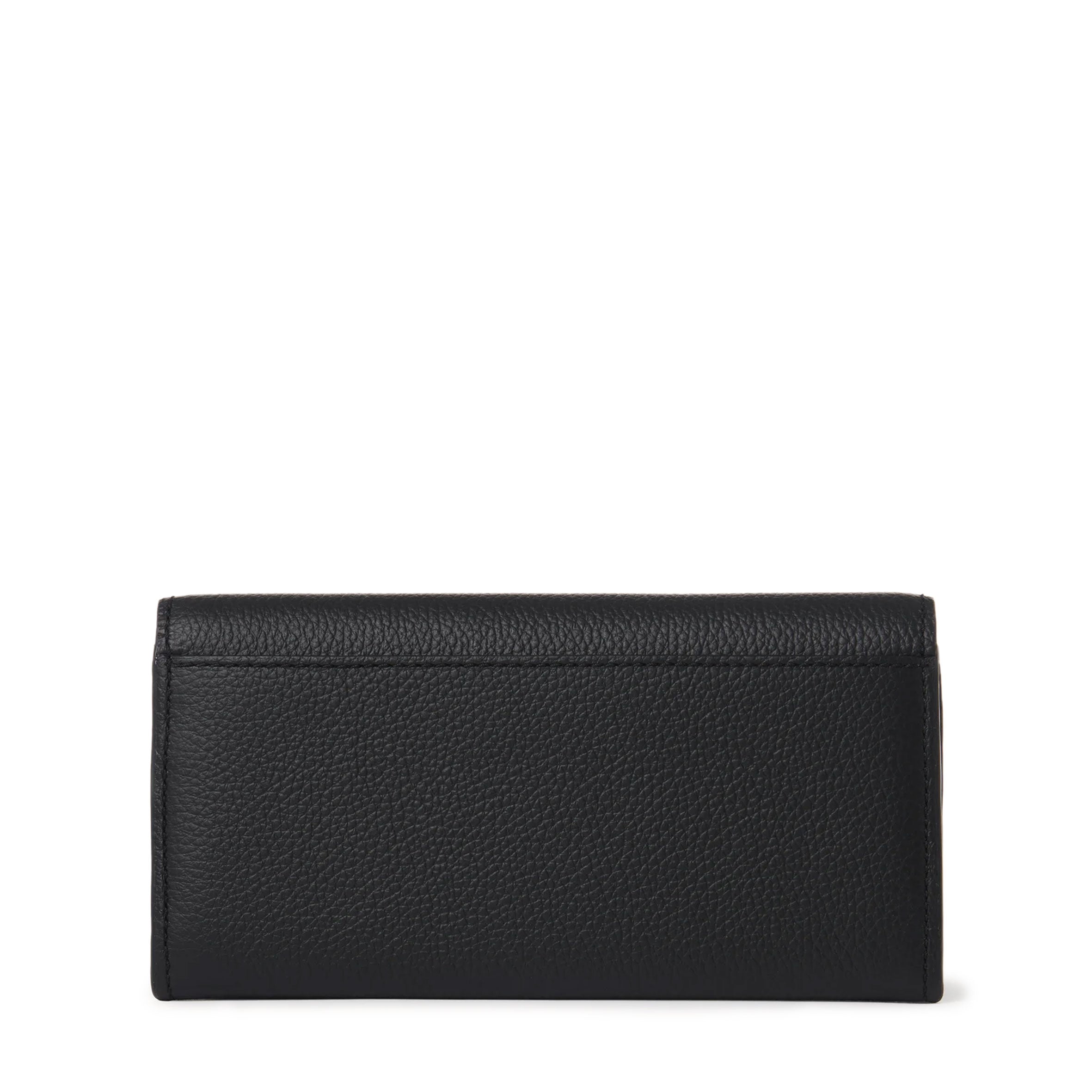 Marcie Long Flap Wallet, Black