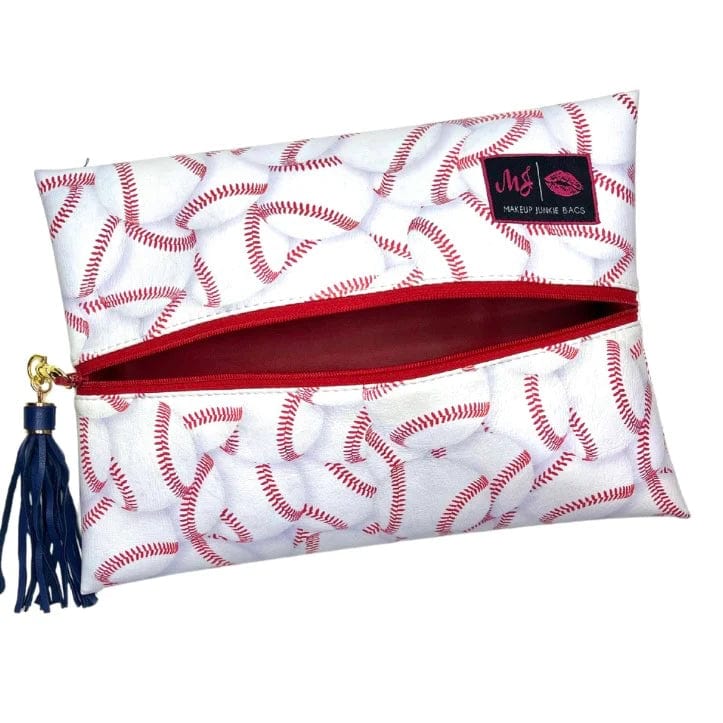 MJ Baseball Makeup Bags