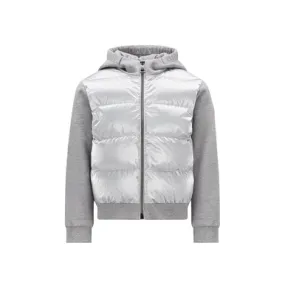 Moncler Zip Up Cardigan Sliver 980