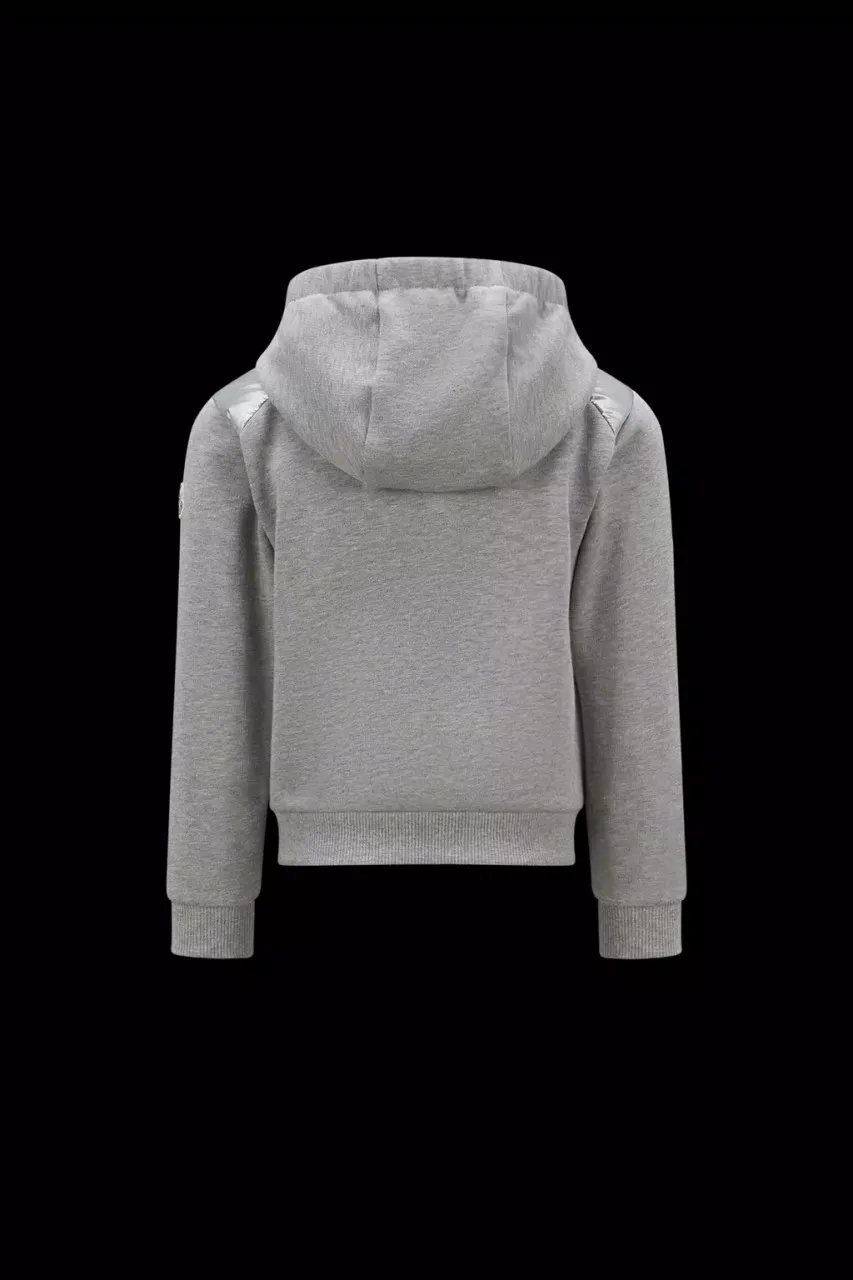 Moncler Zip Up Cardigan Sliver 980