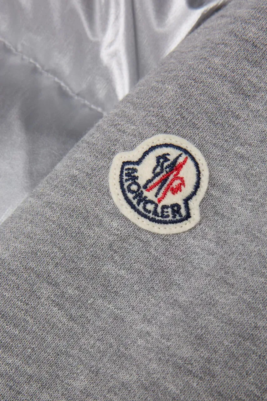 Moncler Zip Up Cardigan Sliver 980