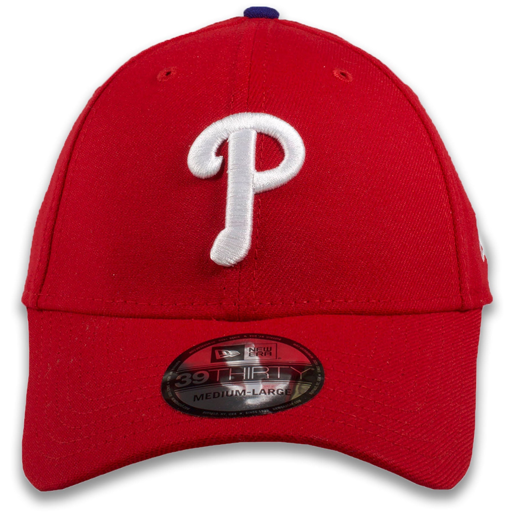 NEW ERA | PHILADELPHIA PHILLIES | 2019 TEAM CLASSIC GM LOGO CAP | 39THIRTY (3930) FLEXFIT CAP | RED