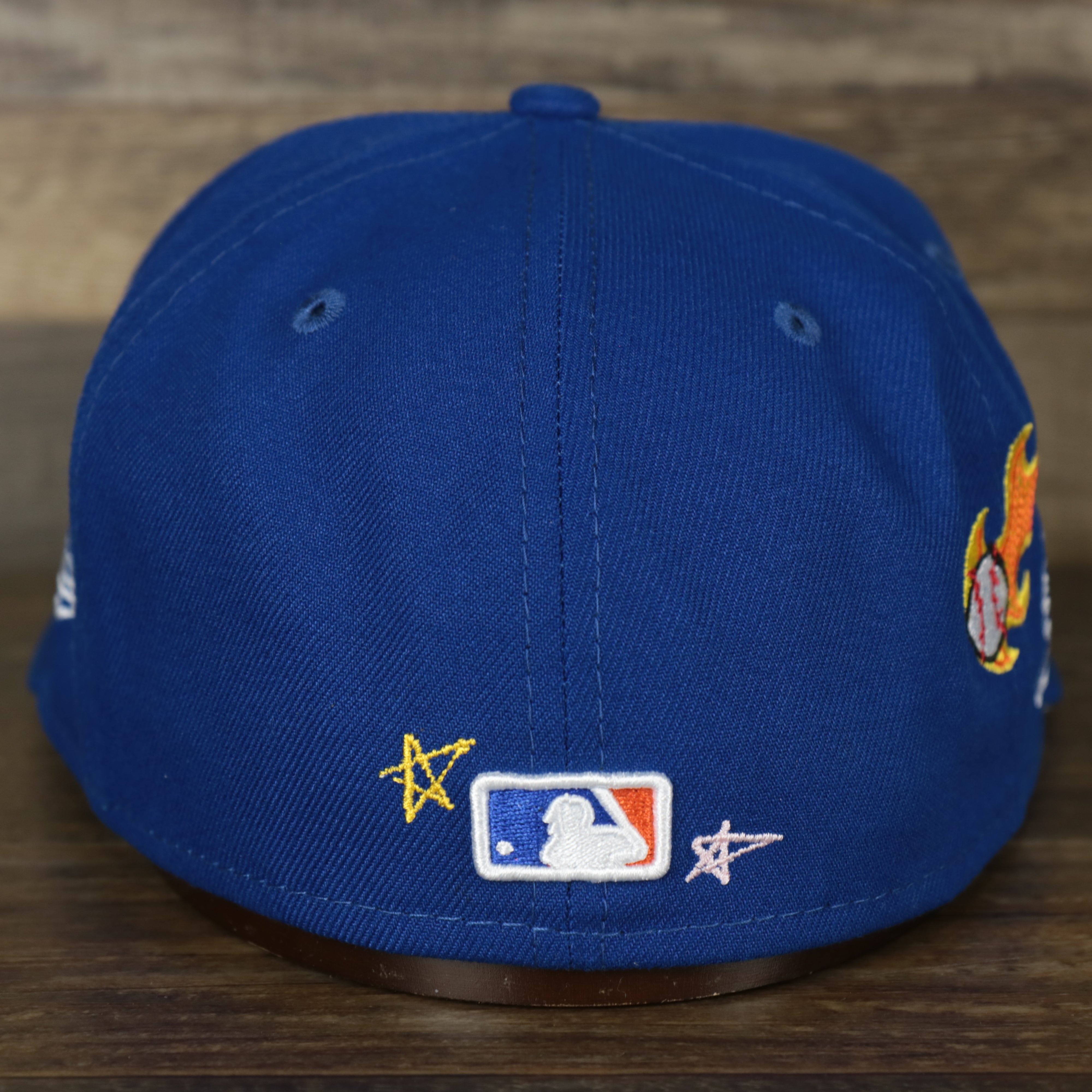 New York Mets “Scribble” Side Patch Gray Bottom 59Fifty Fitted Cap | Royal