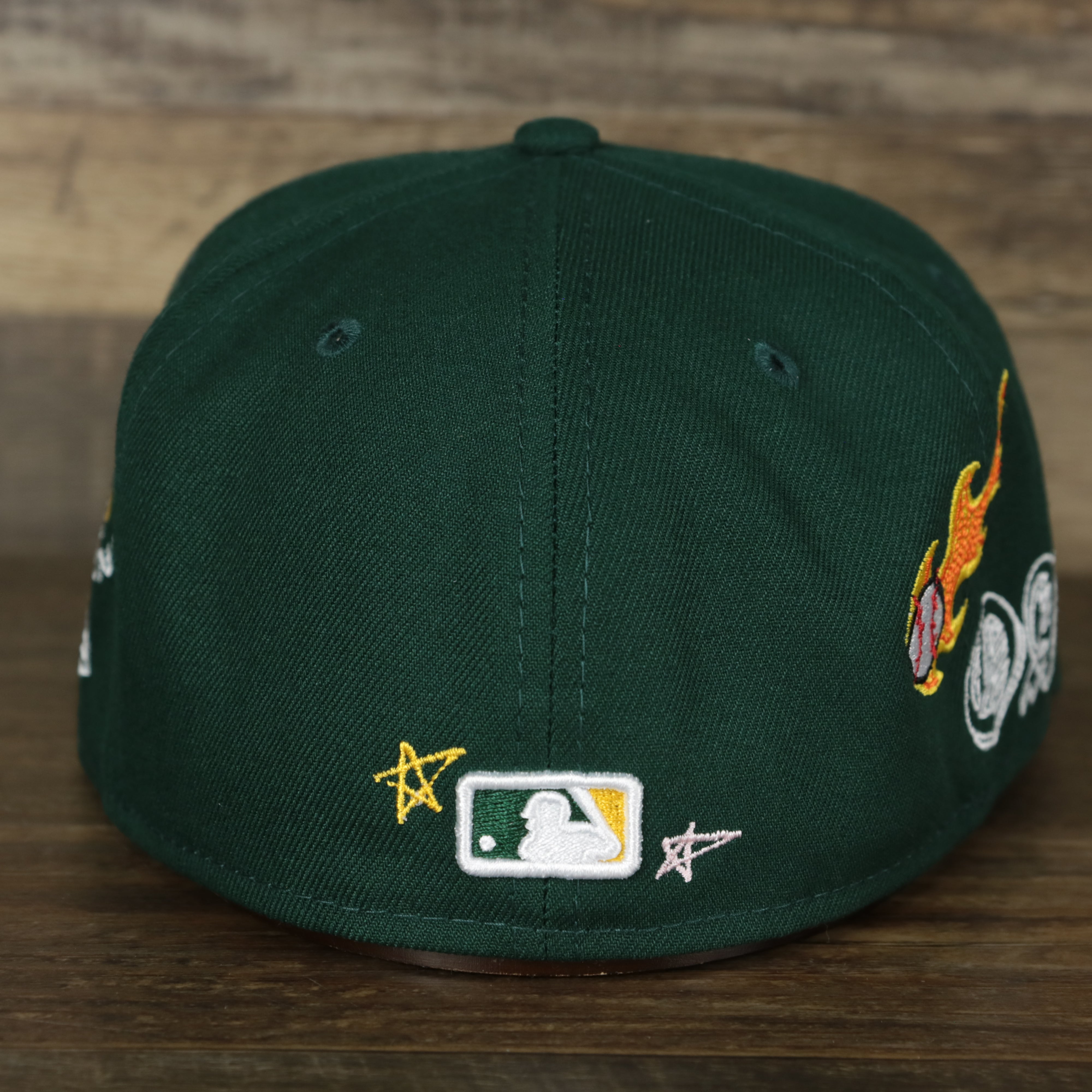 Oakland Athletics “Scribble” Side Patch Gray Bottom 59Fifty Fitted Cap | Green