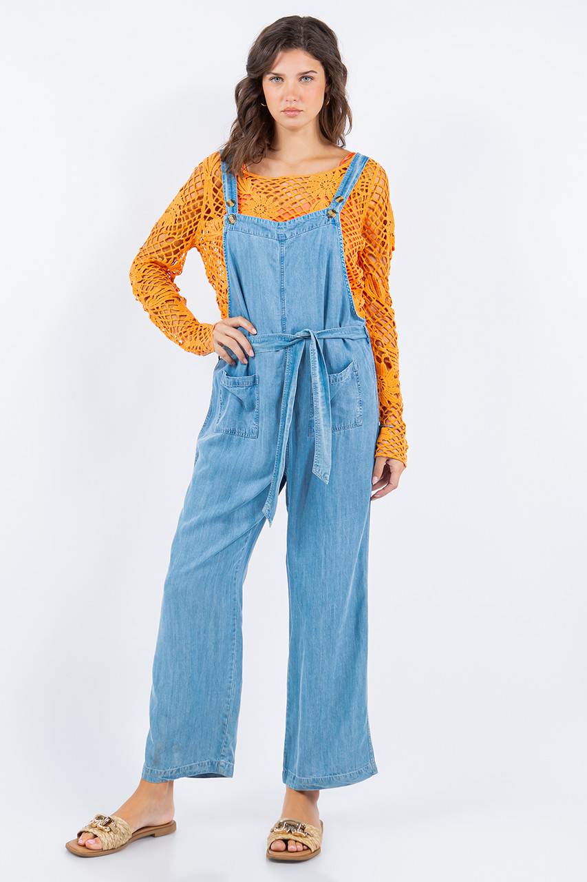 Paparazzi Denim Blue Tencel Overalls