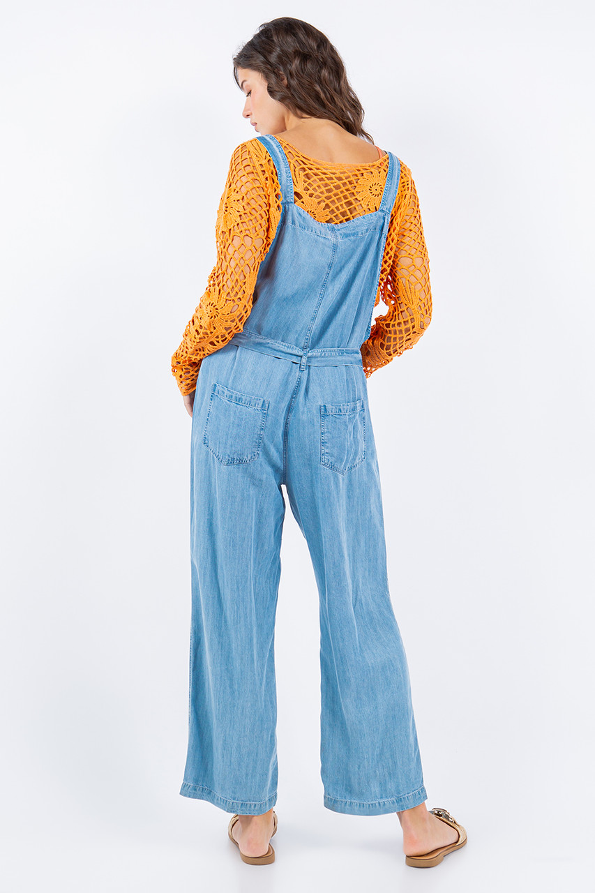 Paparazzi Denim Blue Tencel Overalls