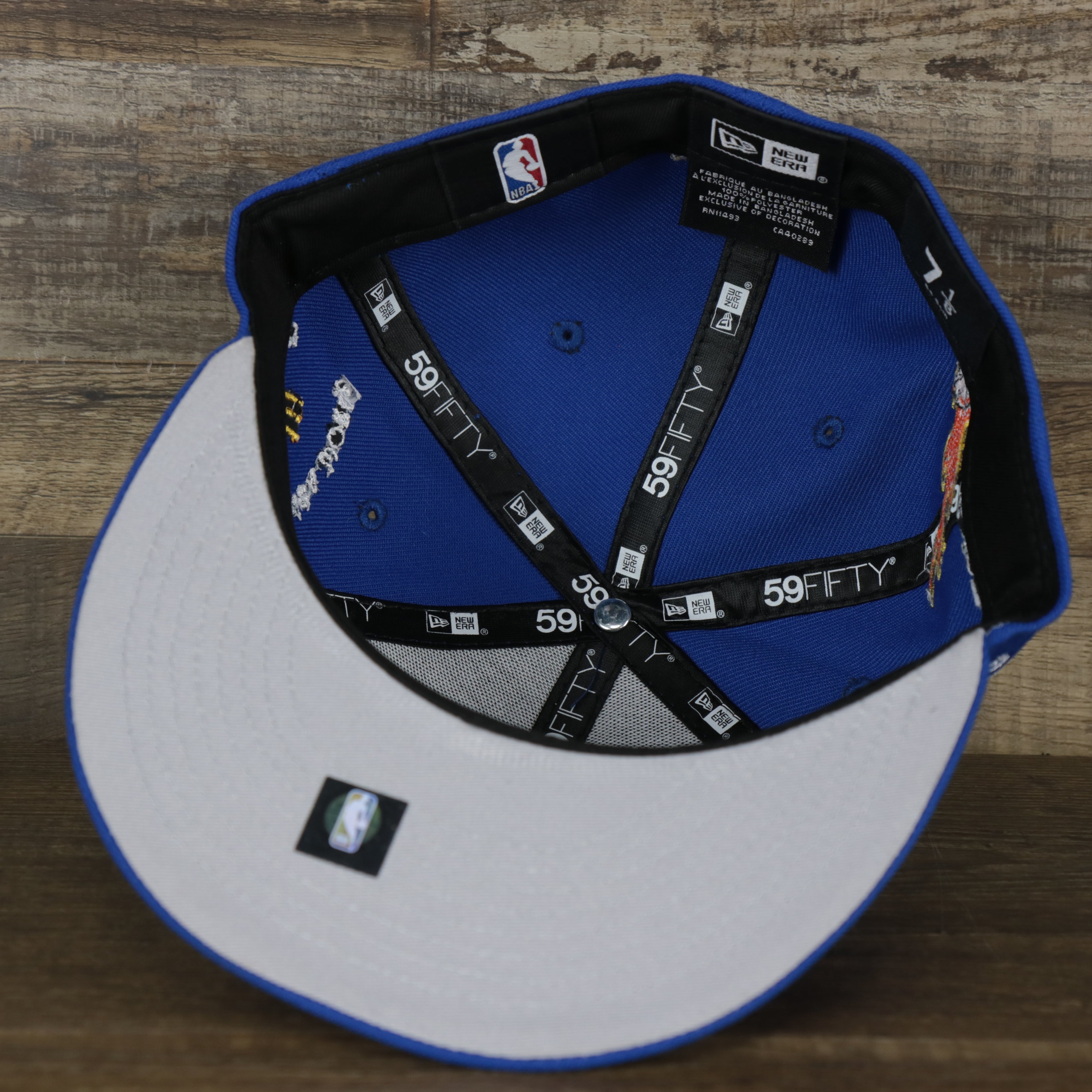 Philadelphia 76ers “Scribble” Side Patch Gray Bottom 59Fifty Fitted Cap | Royal