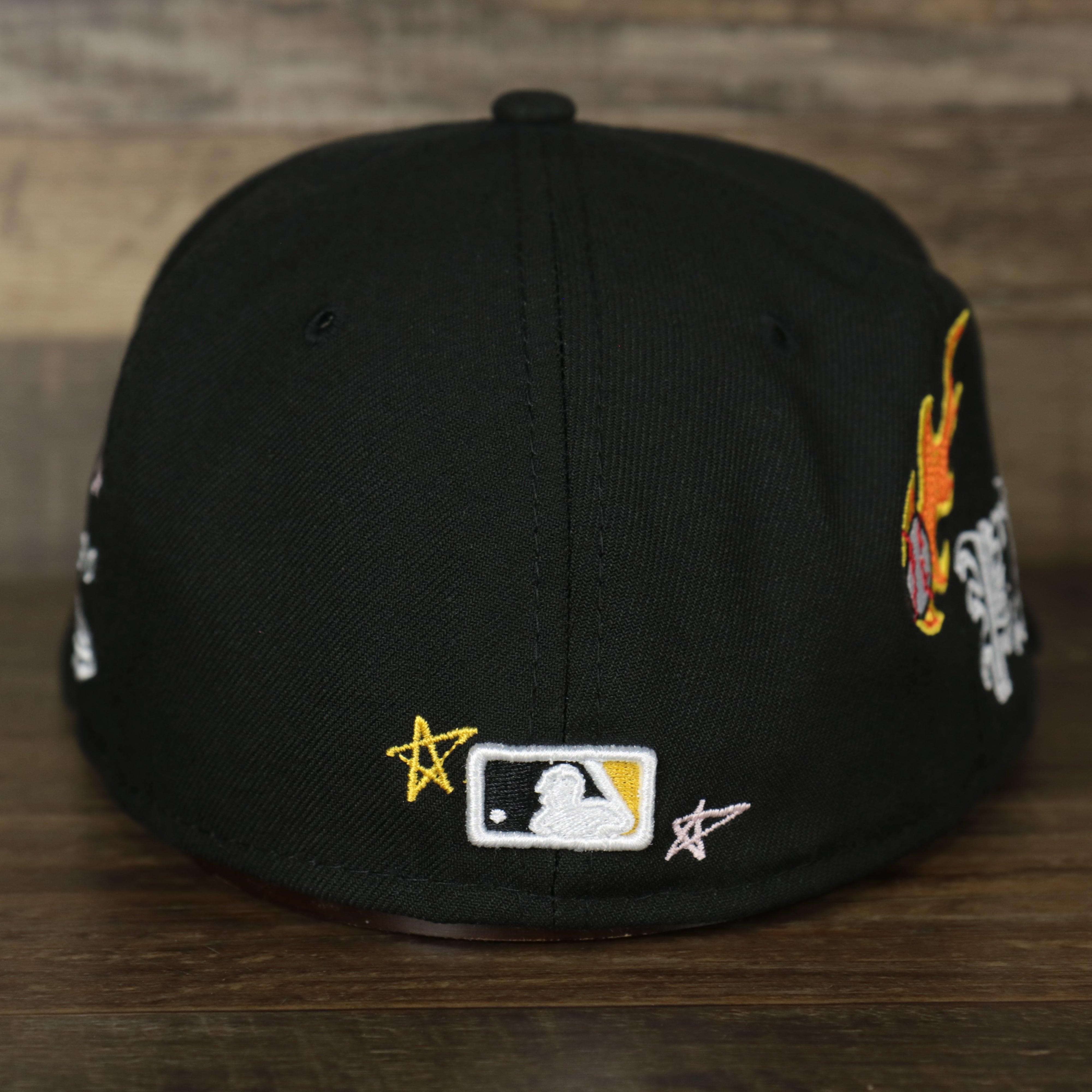 Pittsburgh Pirates “Scribble” Side Patch Gray Bottom 59Fifty Fitted Cap | Black