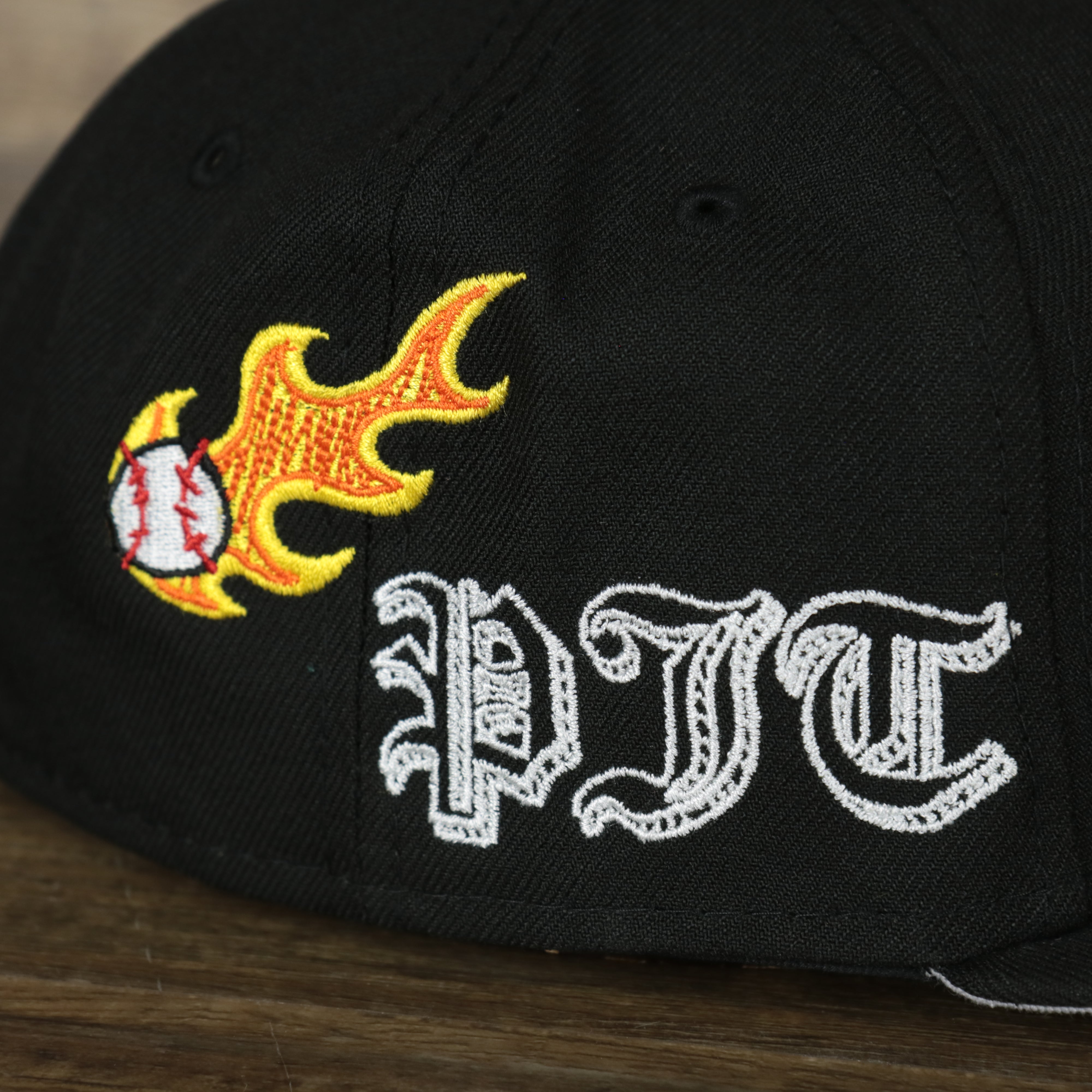 Pittsburgh Pirates “Scribble” Side Patch Gray Bottom 59Fifty Fitted Cap | Black